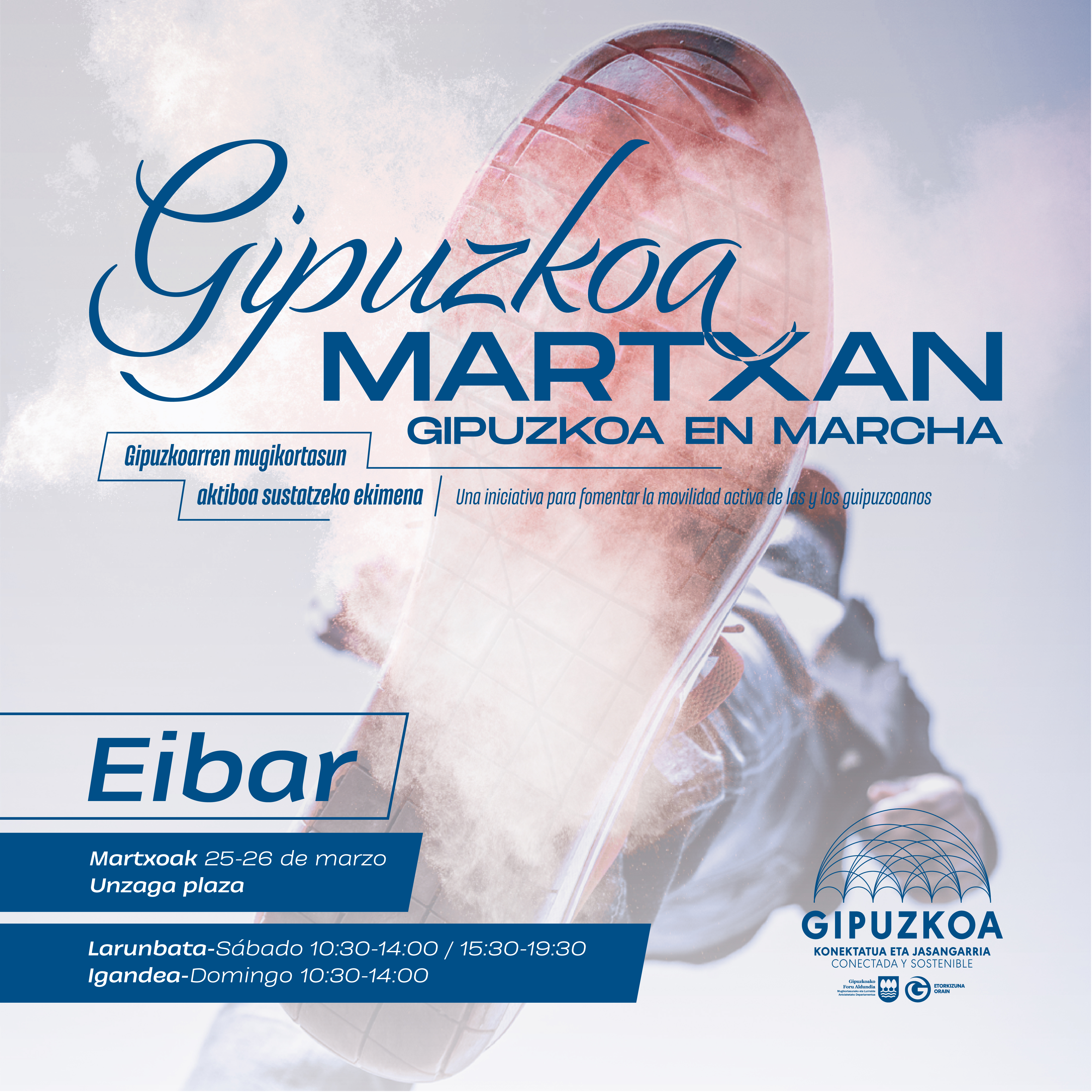 Gipuzkoa en marcha llega a Eibar.