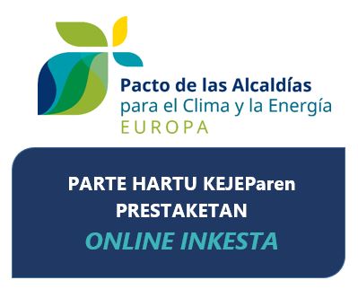 Encuesta online para participar en la elaboración del "Plan de Acción para el Clima y la Energía Sostenible de Eibar"