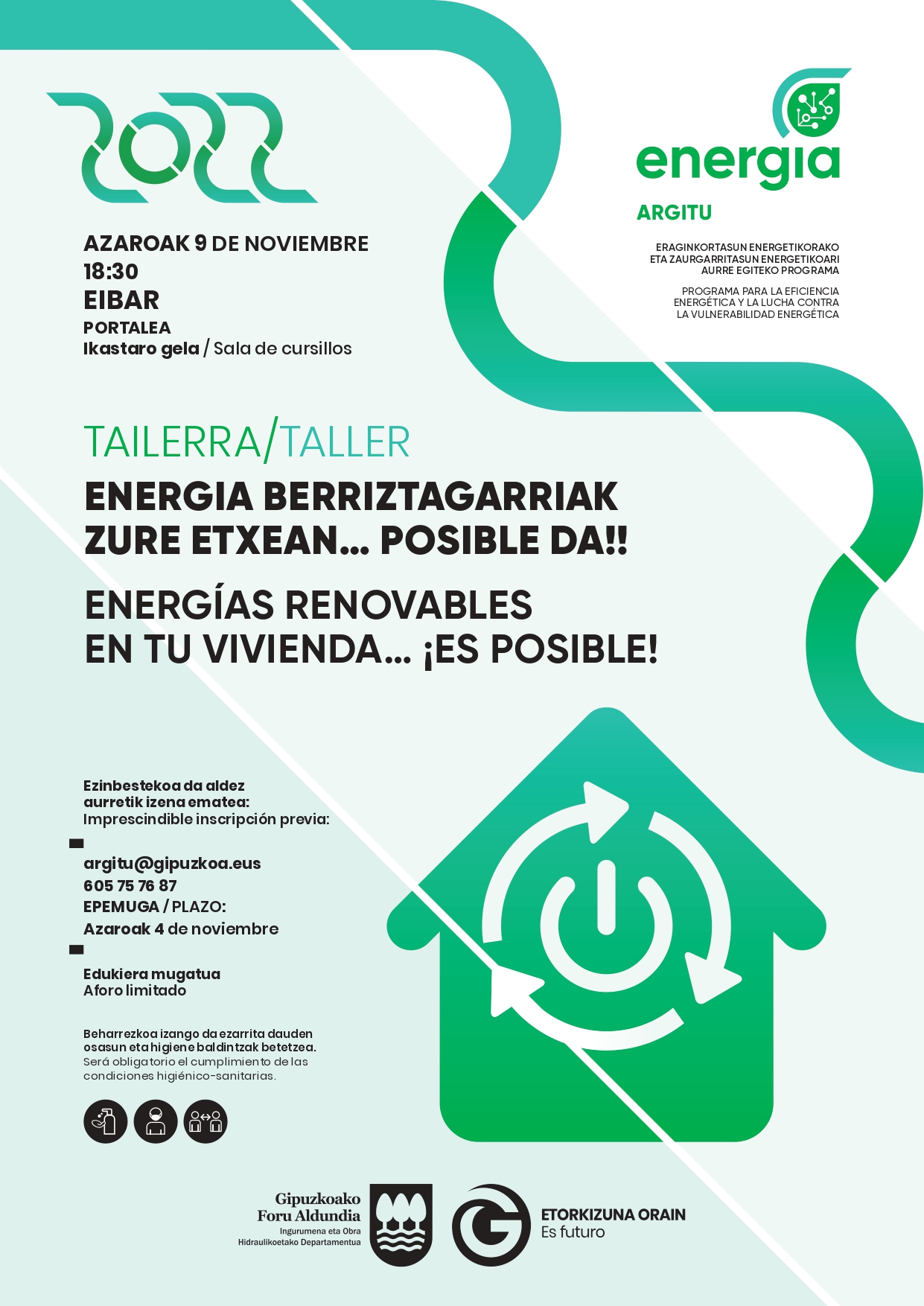 Taller práctico dirigido a la instalación de energías renovables en las viviendas.