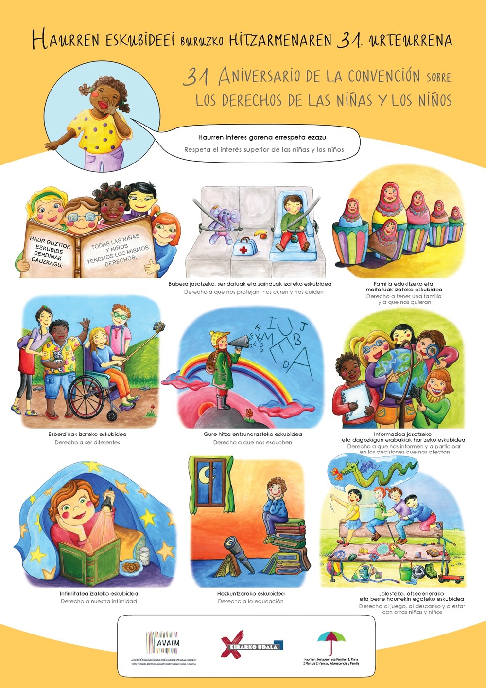 31 aniversario de la Convención sobre los derechos de las niñas y los niños 31 aniversario de la Convención sobre los derechos de las niñas y los niños.