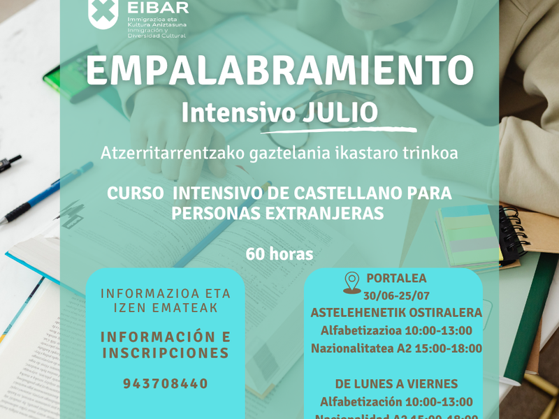 Abierta la inscripción para el curso intensivo de Empalabramiento de julio