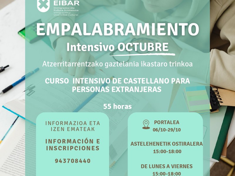 Curso intensivo de Empalabramiento en octubre