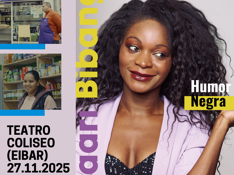 Asaari Bibang llega al Coliseo de Eibar con su monólogo Humor