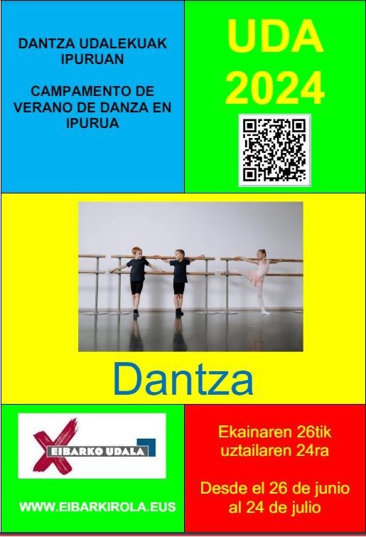 Campamento de danza de verano CARTEL