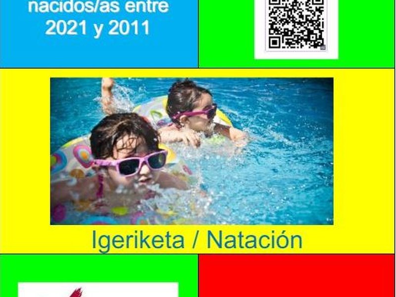 Cursos de natación de verano CARTEL