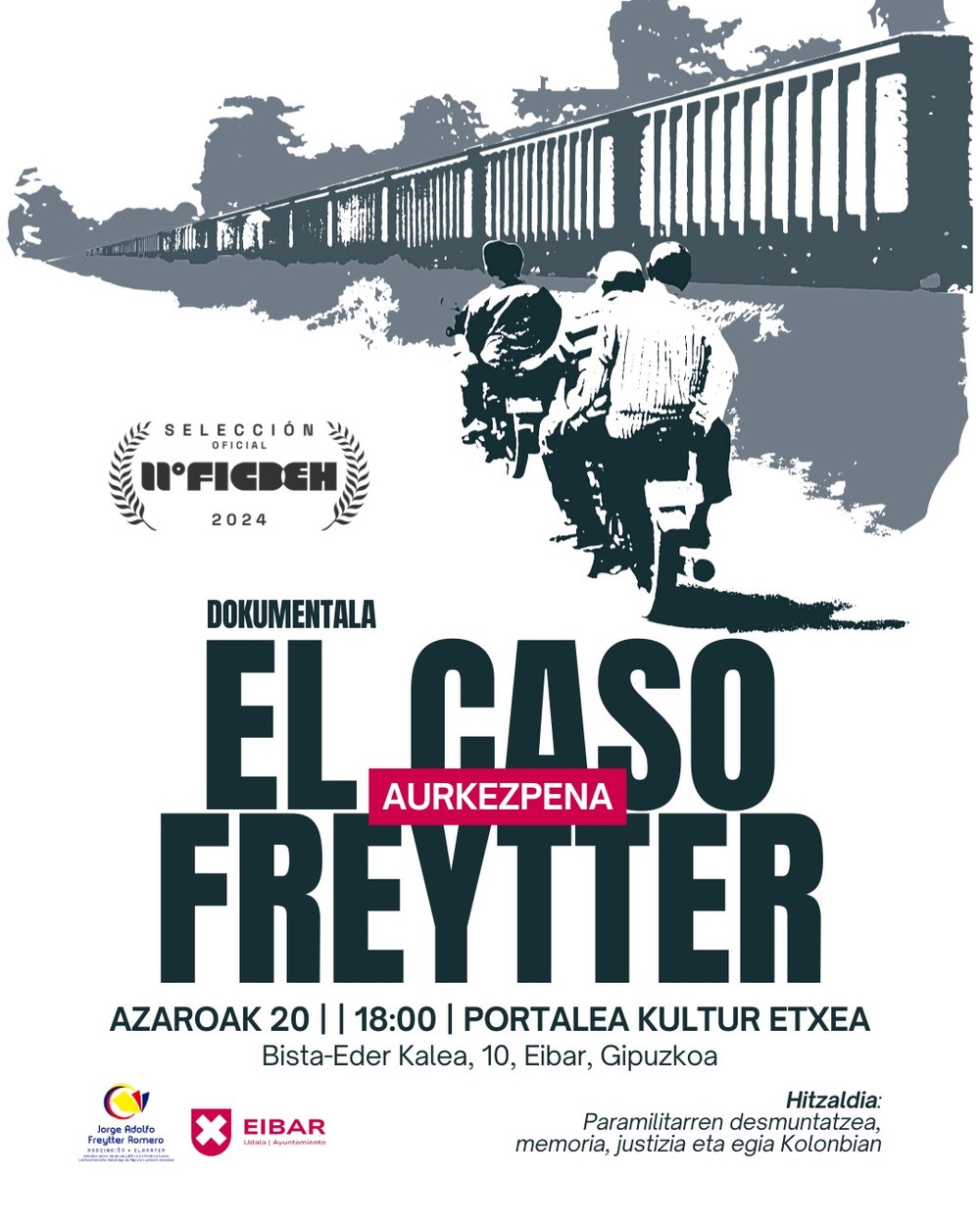 El 20 de noviembre, docu-forum "El caso Freytter" en Portalea Cartel del docu-forum El Caso Freytter