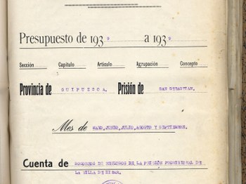 El Archivo Municipal de Eibar publica los nombres de los detenidos en la Prisión Provisional de la Villa de Eibar una vez finalizada la Guerra Civil. 