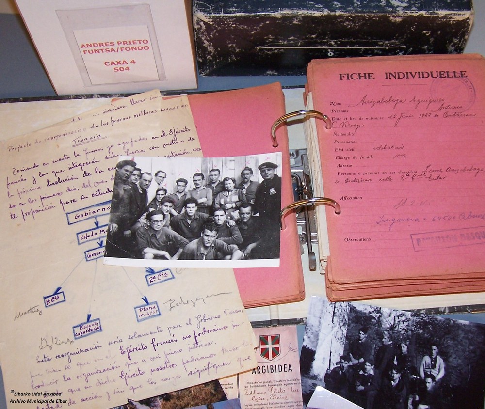El Archivo Municipal publica los nombres de los miembros del Batallón Gernika Eibarko Udal Artxiboa/Archivo Municipal de Eibar