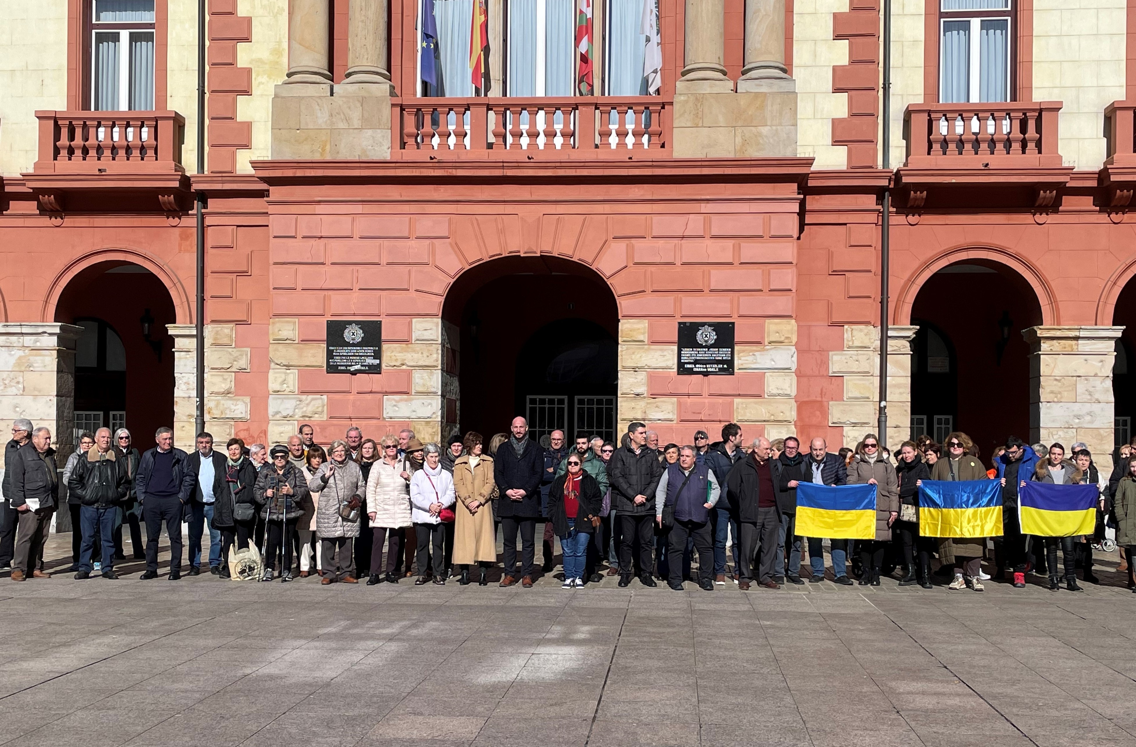 Concentración de apoyo y solidaridad al pueblo ucraniano en el primer aniversario de la guerra