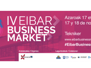 Cartel del IV Eibar Business Market.