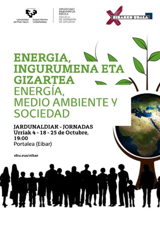 Portalea acogerá las jornadas sobre 'Energía, Medio Ambiente y Sociedad' los días 4, 18 y 25 de octubre