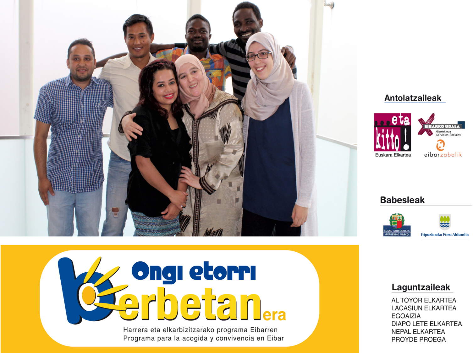 Primera reunión del programa Ongi Etorri Berbetanera!