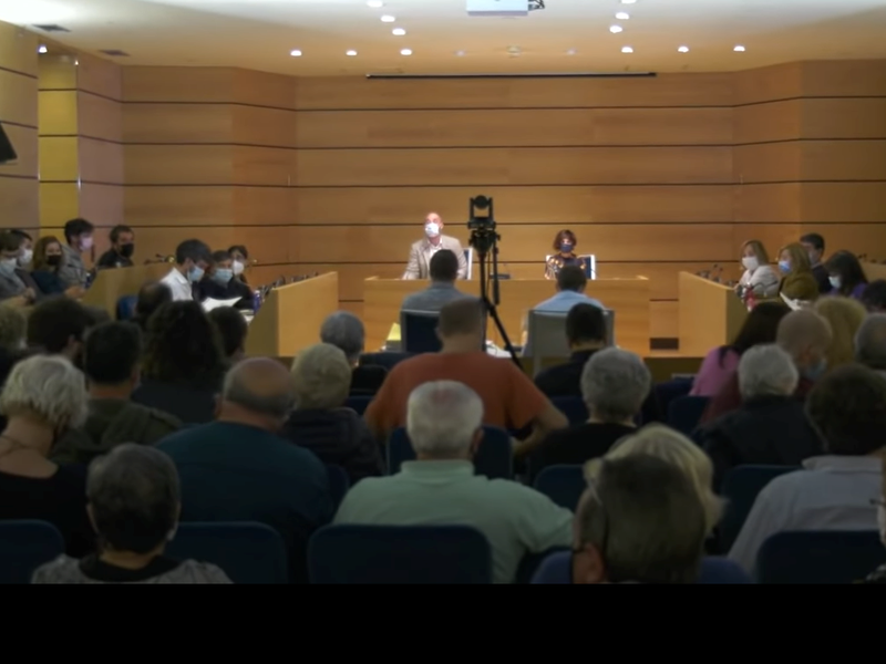 Sesión de Pleno del 25 de octubre de 2021.