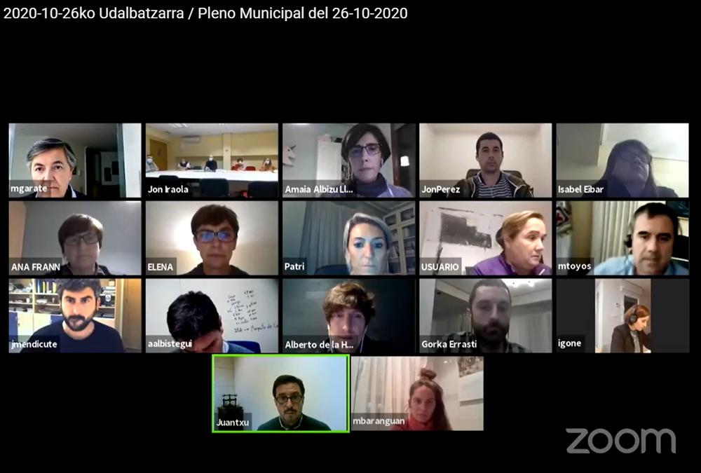 Propuestas aprobadas por el Pleno Municipal del 26 de octubre de 2020 Pleno Municipal celebrado el 26 de octubre de 2020.