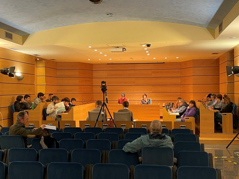 Imagen de la sesión de Pleno del 28 de noviembre de 2022.