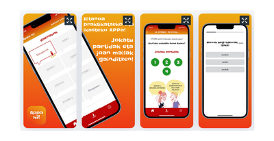 Ya está disponible en la aplicación “Appa Hi!” el apartado para aprender de forma lúdica el hika eibarrés