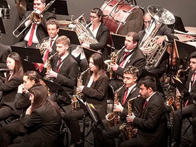 Concierto de la Banda de música Cielito, junto con la escuela de música