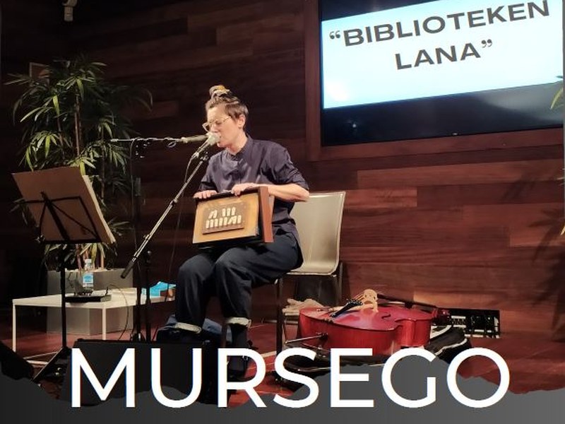 Día Internacional de Libro. Mursego: "Biblioteken lana" Maite Arroitajauregi