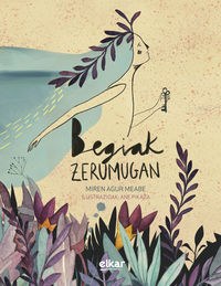 Portada del libro Begiak zerumugan