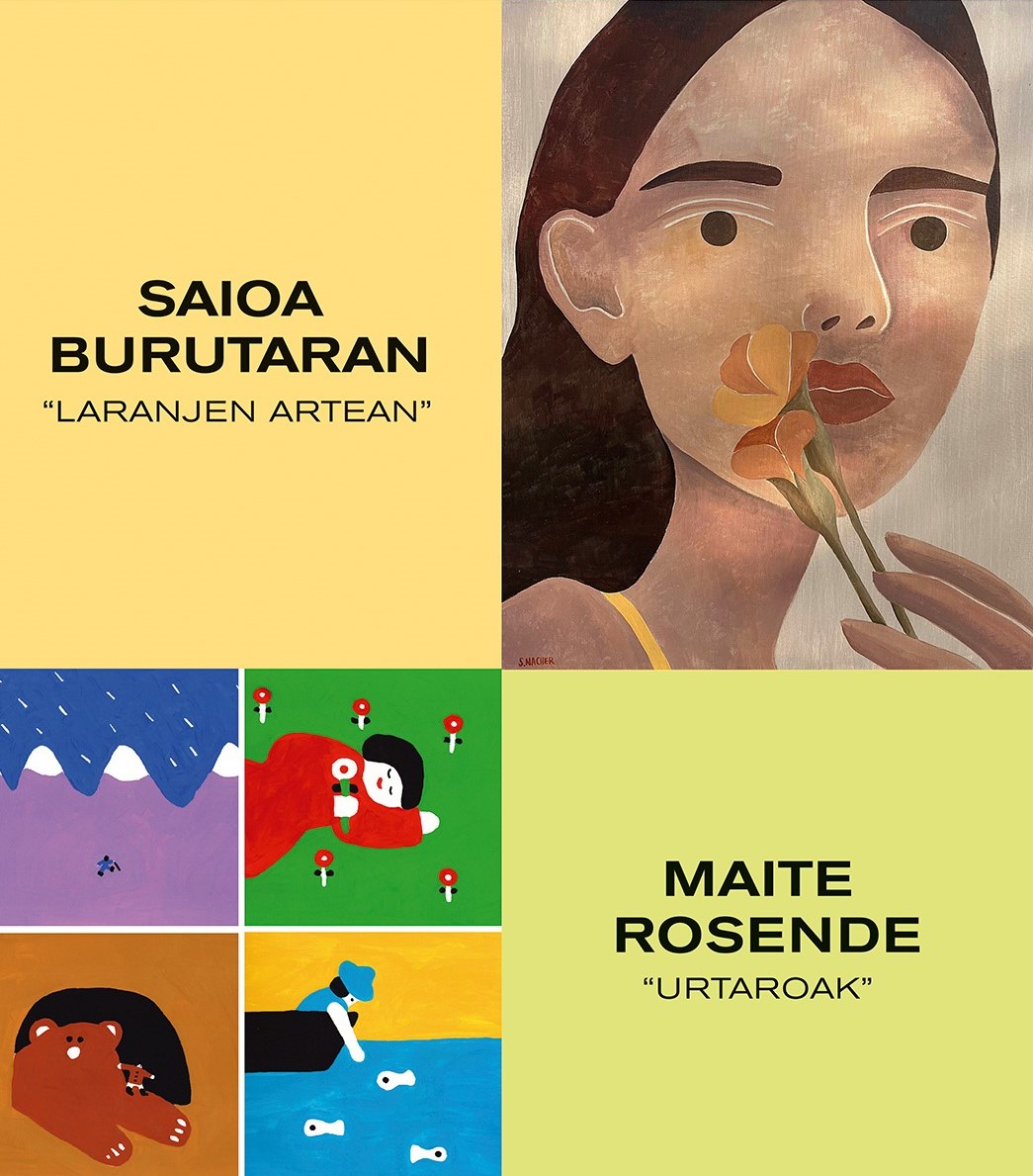"Entre naranjas" -  Saioa Burutaran / "Estaciones" - Maite Rosende
