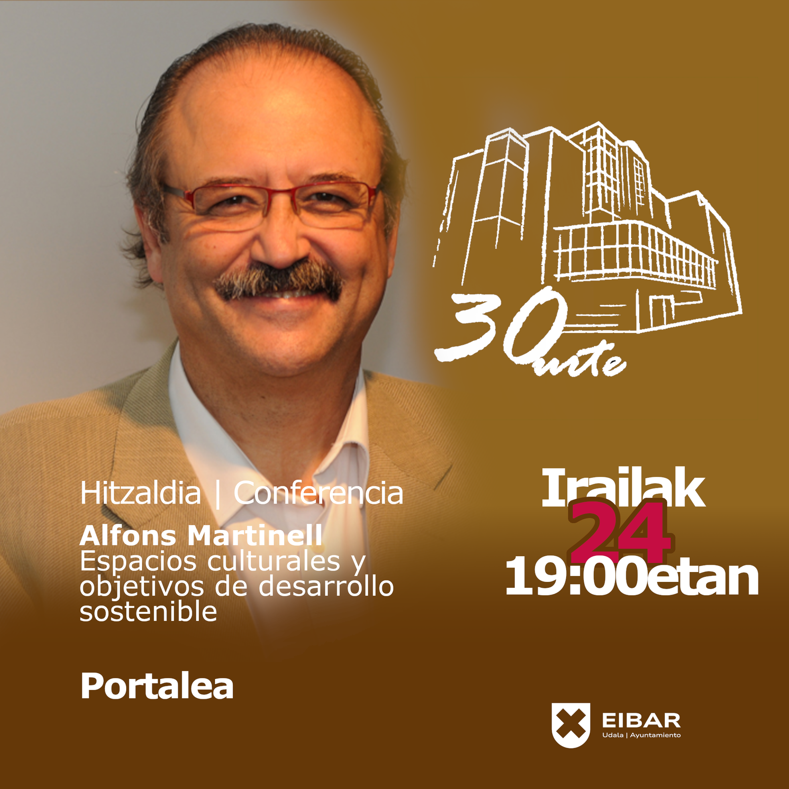 Conferencia de Alfons Martinell