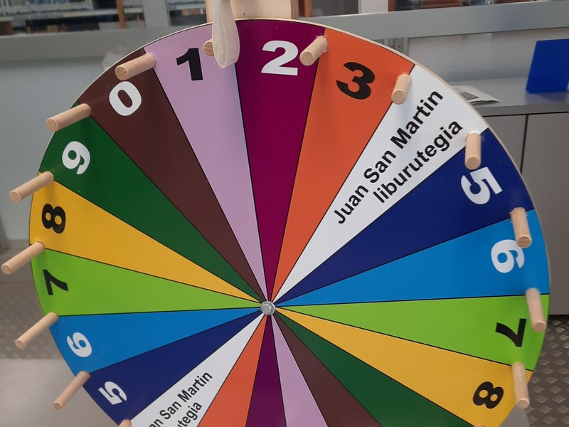 Jirabira: juego para fomentar la lectura ruleta
