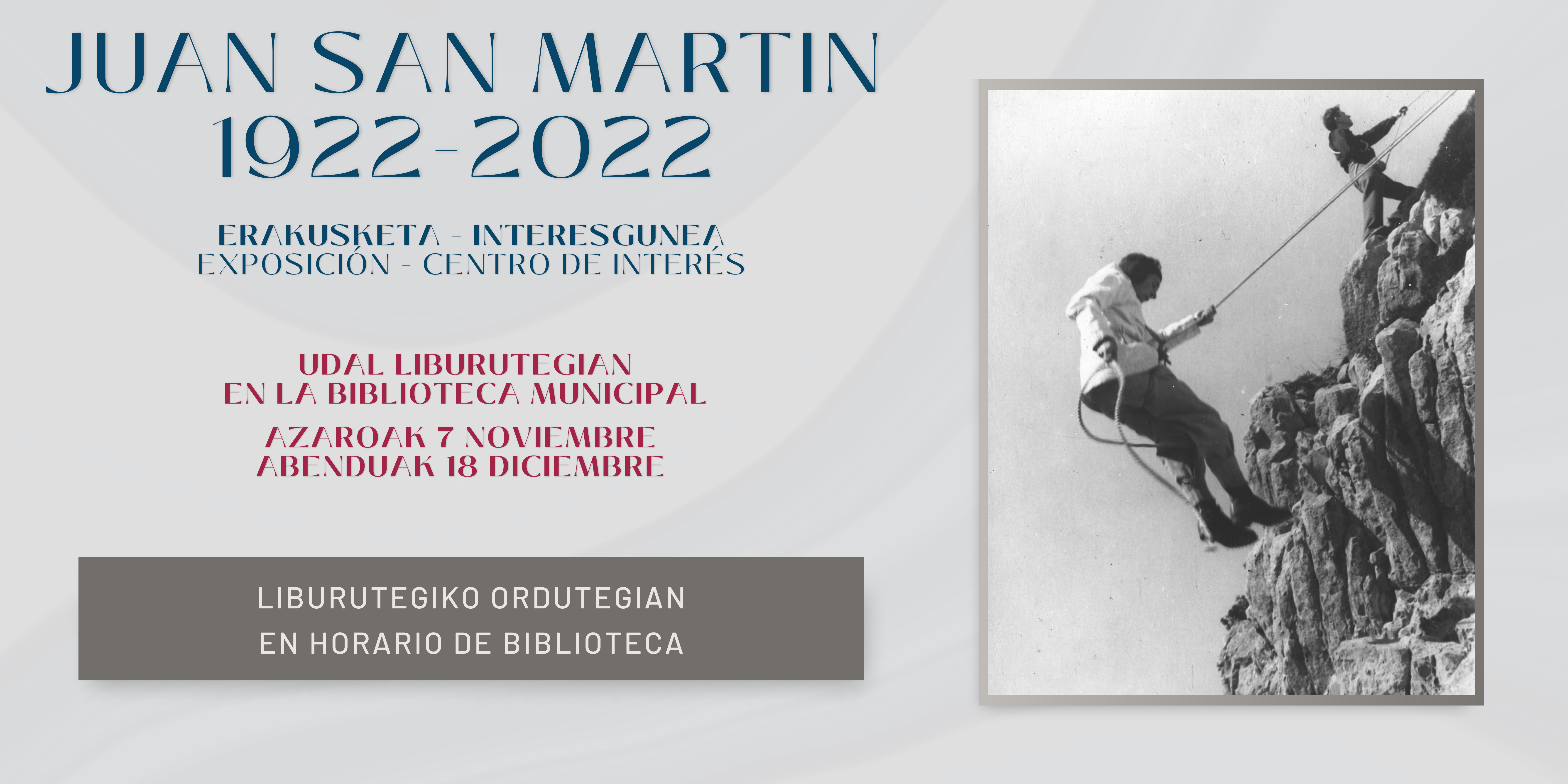 Juan San Martin 1922-2022: exposición - centro de interés