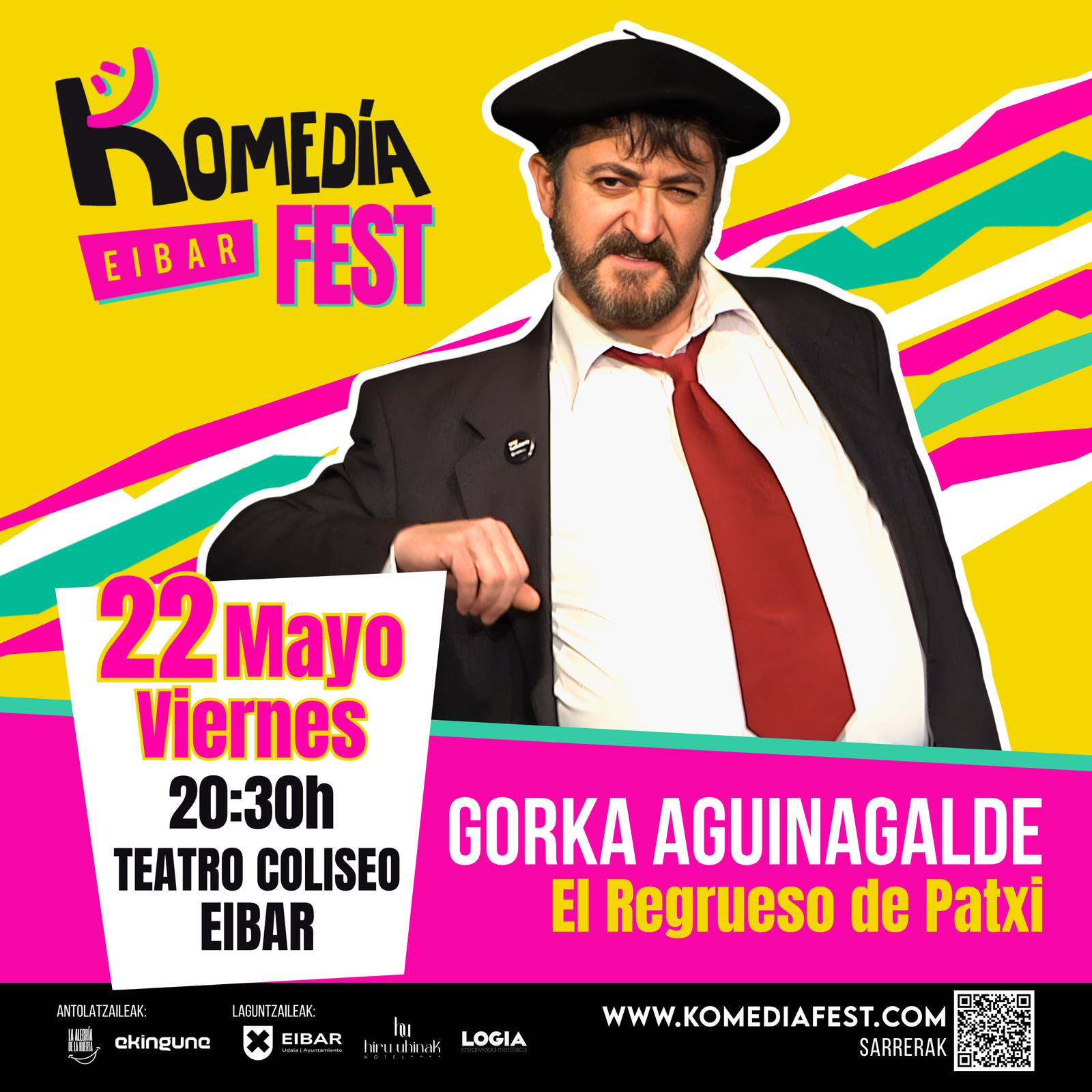 Komedia Fest 2026 - Gorka Aguinagalde : "El Regrueso de Patxi"
