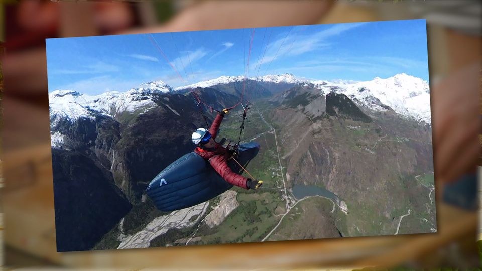 Carrera de montaña con parapente. Mattin Iñiguez - Eibarko Mendi jardunaldiak