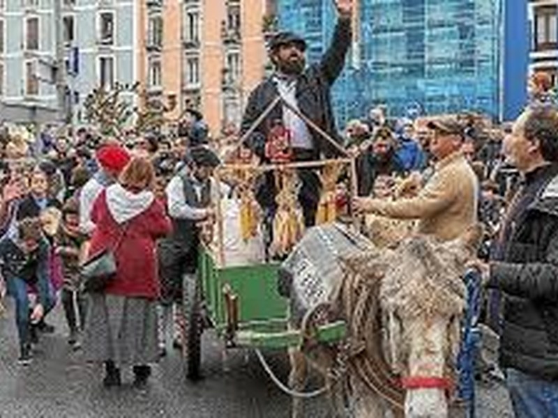 pasacalle de Olentzero