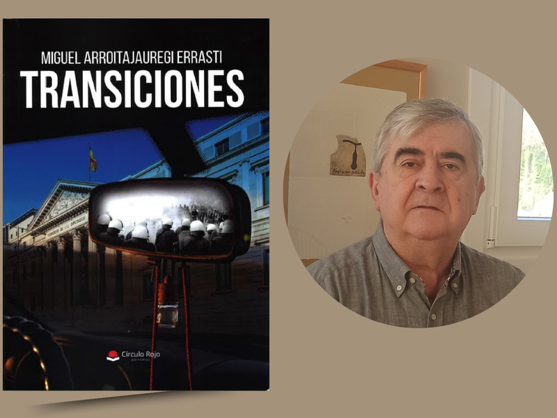 Cubierta del libro y foto del autor