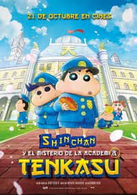 Shin Chan y el misterio de la academia Tenkasu.
