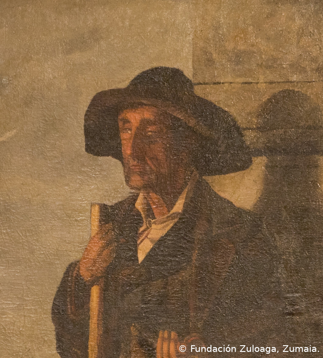“El ciego de Arrate”, el largo recorrido de la obra pintada en su juventud por Zuloaga hasta su exposición en Eibar. 
