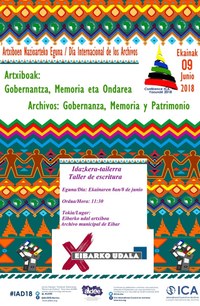 “La escritura y lo escrito”. El Archivo municipal celebrará el 8 de junio el Día Internacional de los Archivos con un taller que abarca la historia de la escritura.