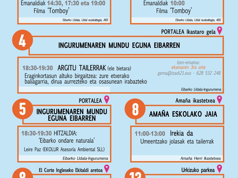 Agenda del euskera. Junio