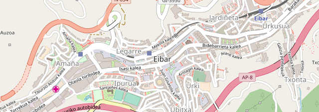 Análisis sobre personas socias de la Biblioteca de Eibar, por zonas