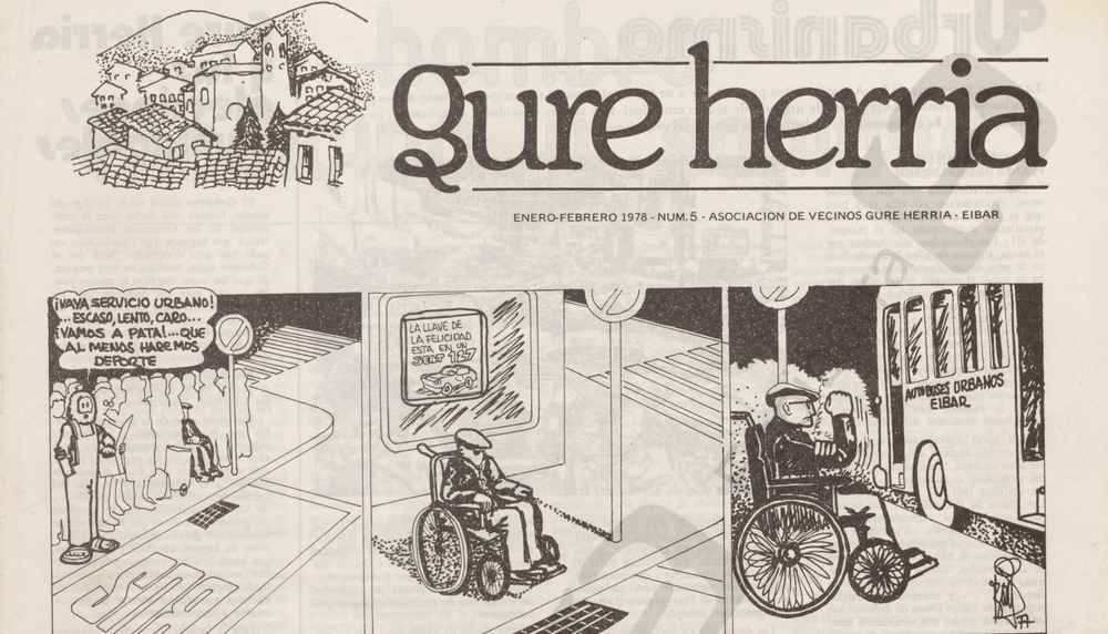 Desde los pasquines "Amaña Hauzoa" hasta la revista "Gure Herria". La comisión Ego Ibarra digitaliza y divulga algunos de los números publicados en los años 70 por la asociación de vecinos Gure Herria.
