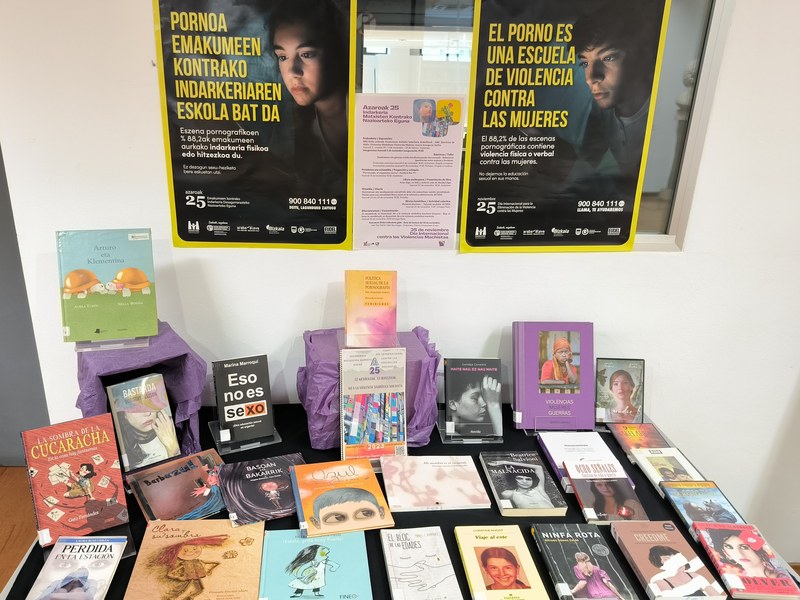 Día Internacional contra las Violencias Machistas: guía de lectura y centro de interés en la Biblioteca Municipal ealberdi
