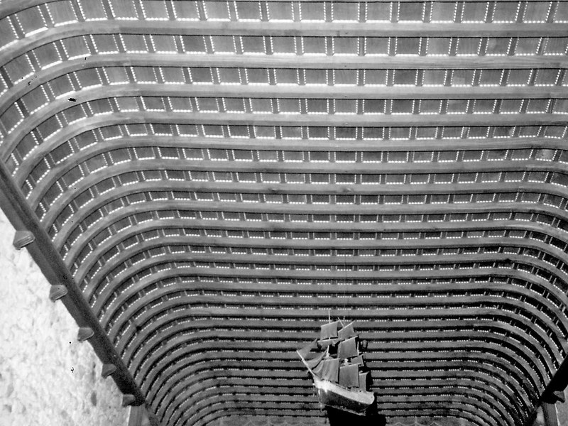 Techumbre artesonada de Arrate.