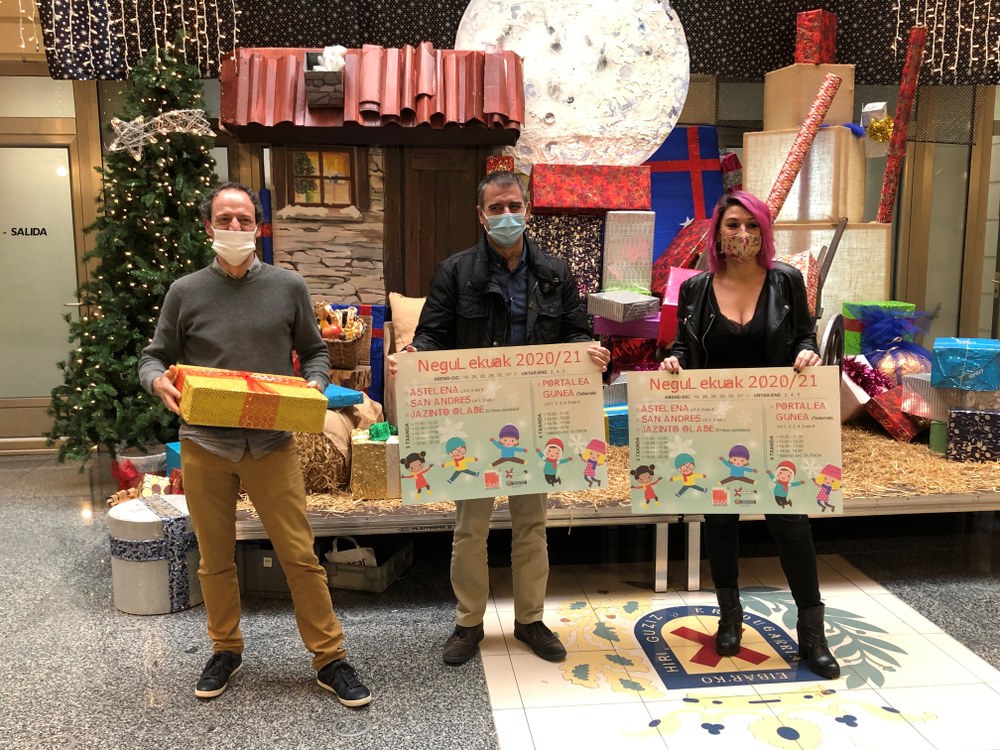 El Ayuntamiento de Eibar organiza diversas actividades de navidad para el público infantil Imagen de la presentación de actividades de navidad para niños/as.