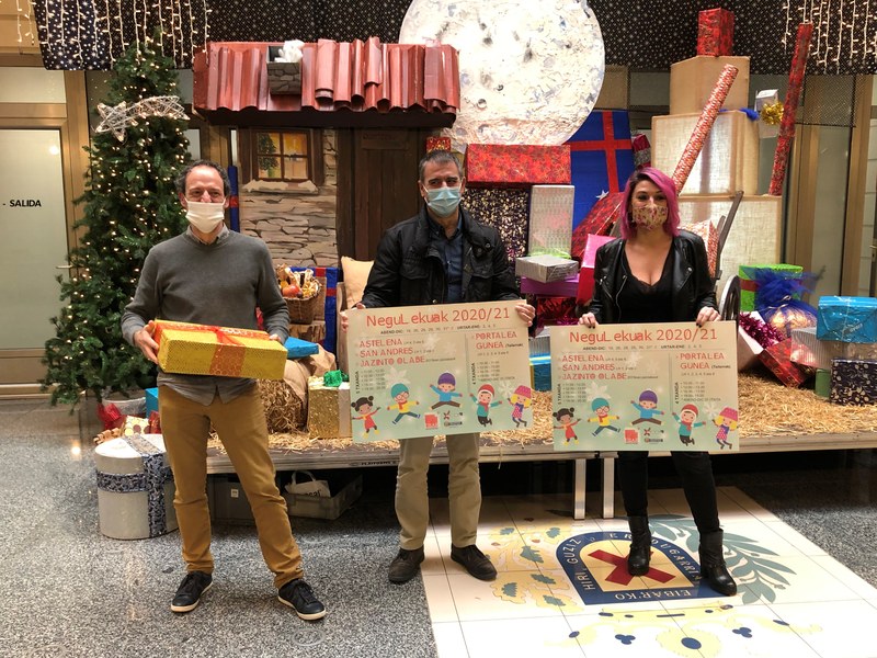 Imagen de la presentación de actividades de navidad para niños/as.