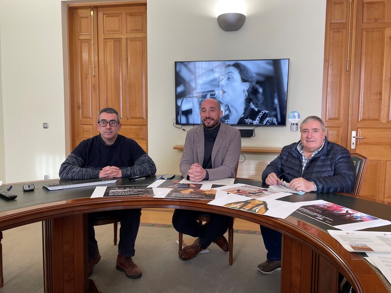 Imagen de la presentación de la programación musical para el primer trimestre del año.