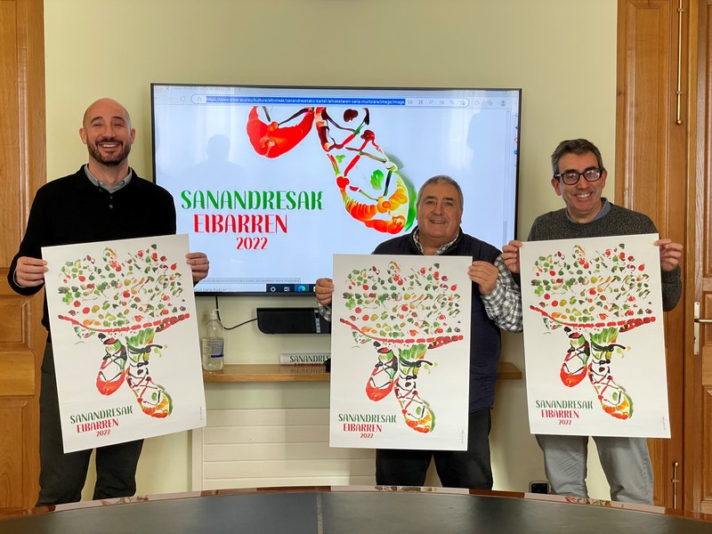 Imagen de la rueda de prensa celebrada para presentar las fiestas de San Andrés de este 2022.