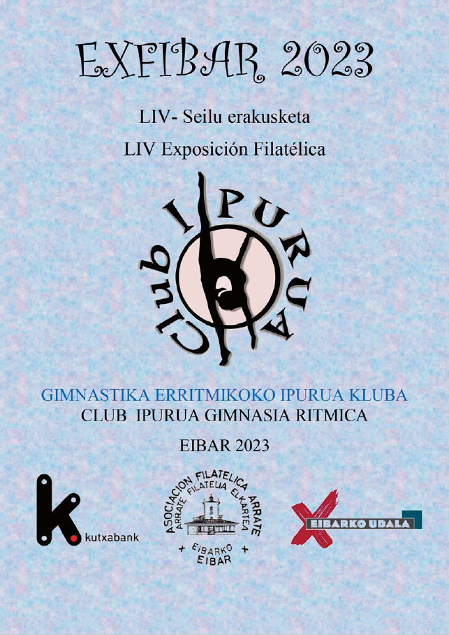 El Club Ipurua de Gimnasia Rítmica y la fuente Ibarkurutze son los temas seleccionados por la Asociación Filatélica Arrate para la presente edición El Club Ipurua de Gimnasia Rítmica y la fuente Ibarkurutze son los temas seleccionados por la Asociación Filatélica Arrate para la presente edición