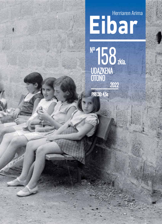 El último número de la revista 'Eibar' (158), que corresponde al otoño del 2022, ya está en la calle y en esta web.