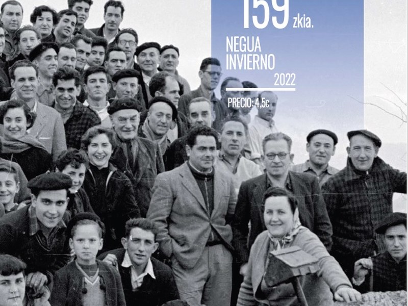 Subida de Año Nuevo a Urko (1 de enero de 1955.) Fotografía: Archivo Municipal.