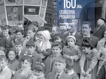 El último número de la revista Eibar (160), que corresponde a la primavera de 2023 ya está en la calle y también en esta página web. 