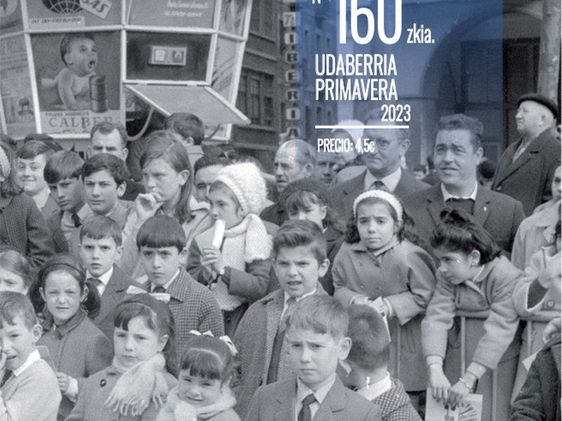El último número de la revista Eibar (160), que corresponde a la primavera de 2023 ya está en la calle y también en esta página web. 