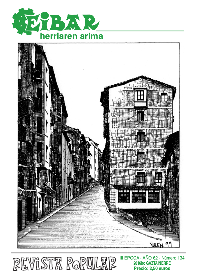 El último número de la revista Eibar ya está en la calle con la editorial de despedida de Margarita Olañeta.