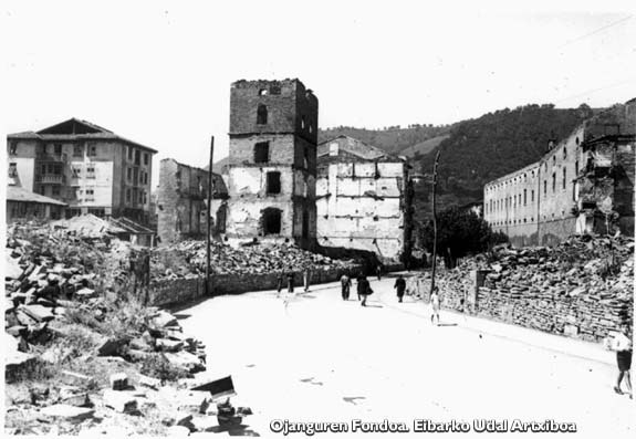 Eibar en la posguerra. Archivo Municipal de Eibar.